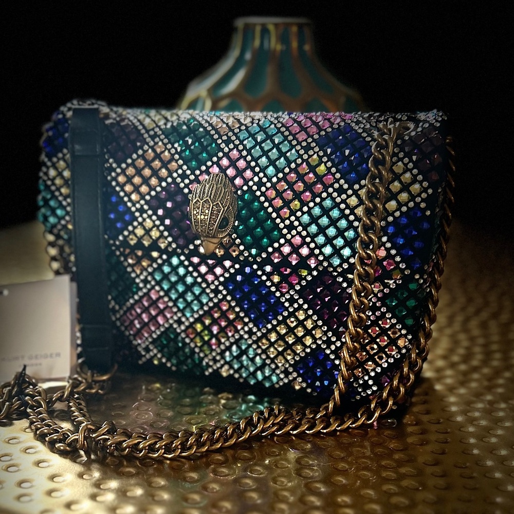 Kurt Geiger multicolor studded chain shoulder or Crossbody